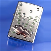 金運アップ癒しの金魚ZIPPO【黒金魚】
