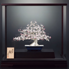 金工作家　光則作　純銀「桜」