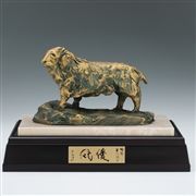 青銅製　北村西望作　優風